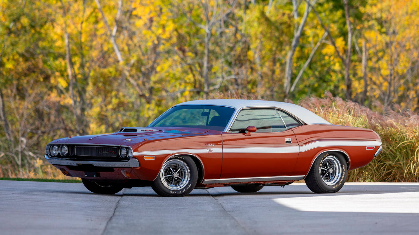 Phoenix Collectibles #2: 1970 Dodge Challenger FK5 Deep Burnt Orange Hardtop Coupe