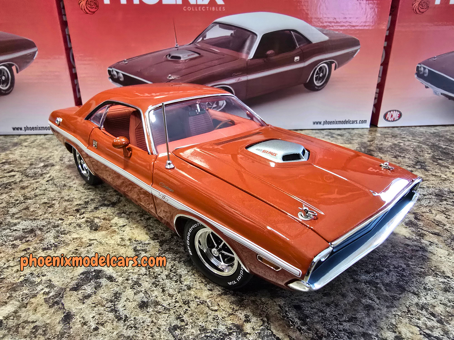Phoenix Collectibles #2: 1970 Dodge Challenger FK5 Deep Burnt Orange Hardtop Coupe