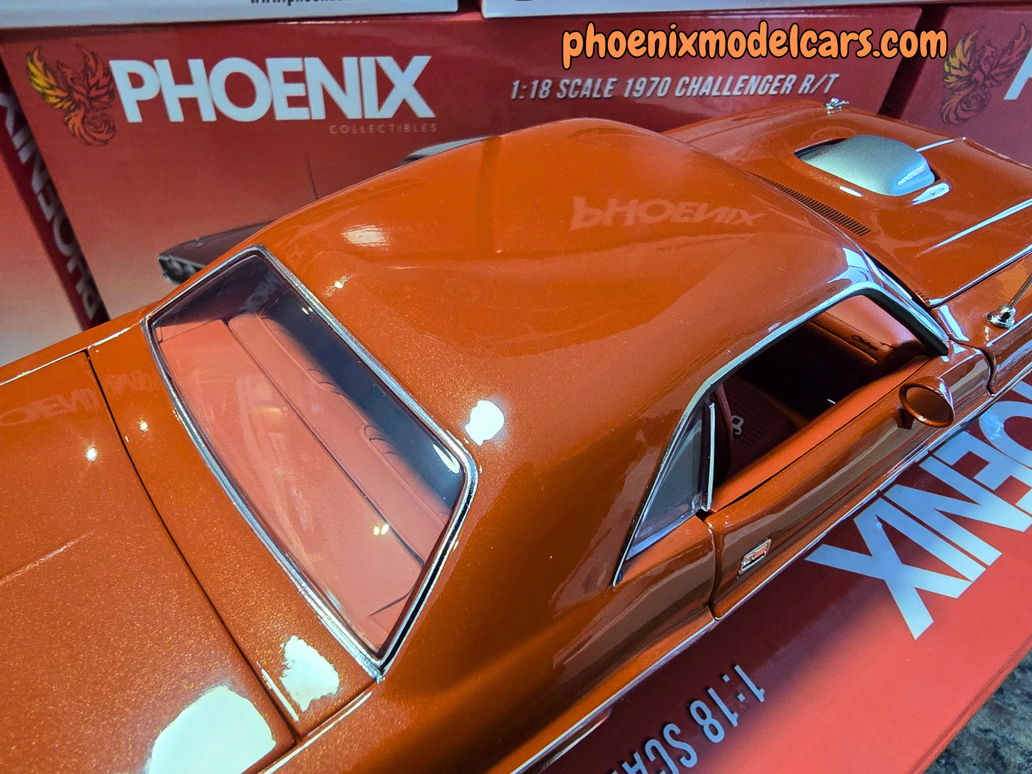 Phoenix Collectibles #2: 1970 Dodge Challenger FK5 Deep Burnt Orange Hardtop Coupe