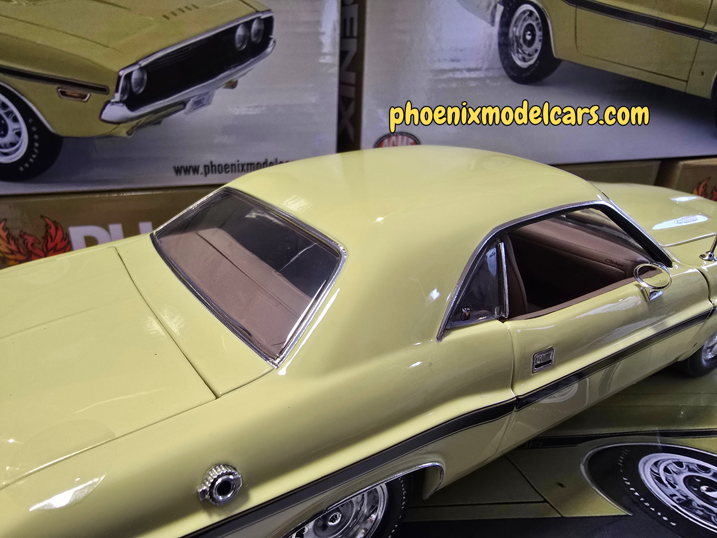 Phoenix Collectibles #1: 1970 Dodge Challenger DY2 Sunfire Yellow Hardtop Coupe