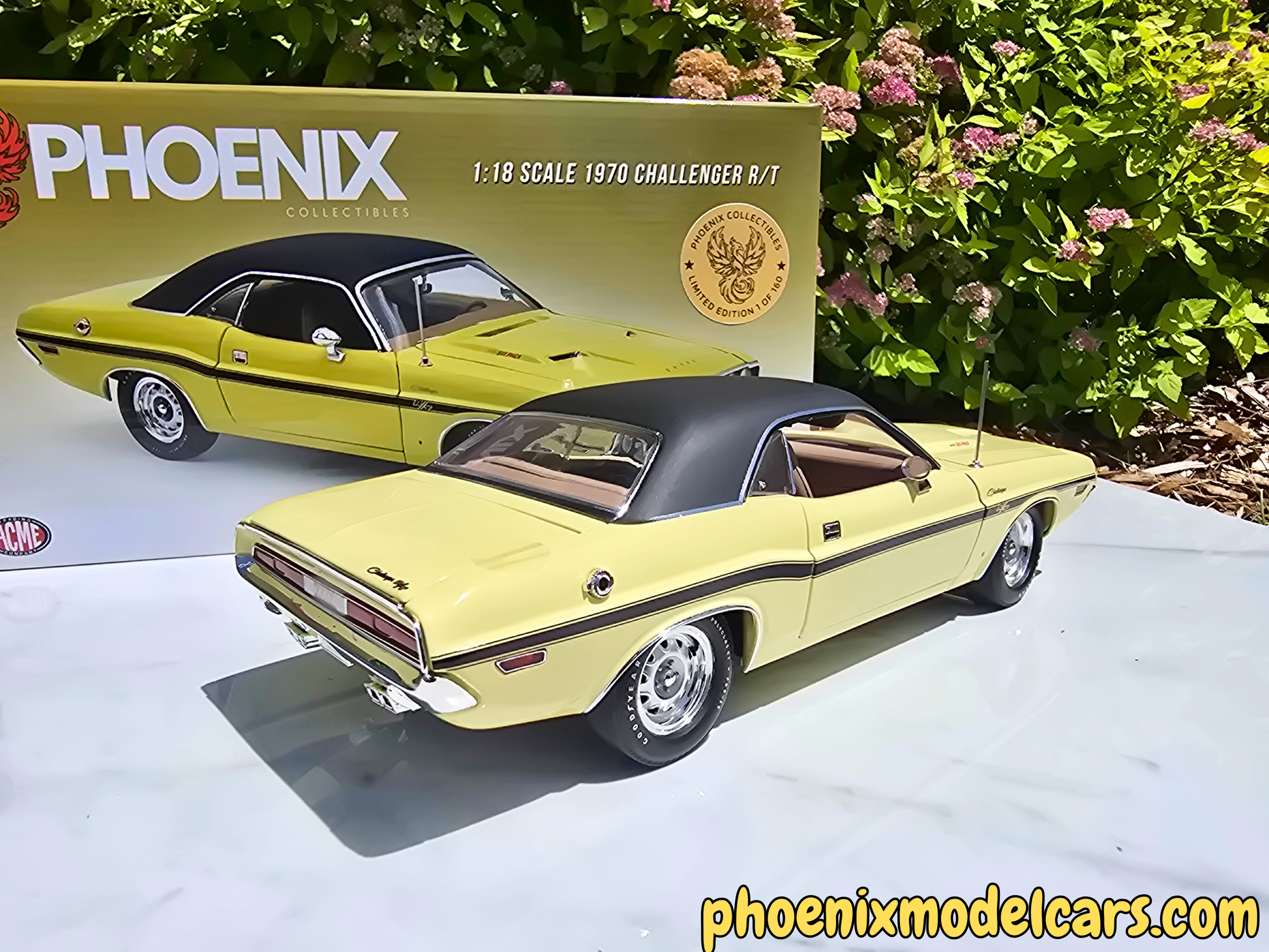 Phoenix Collectibles #1: 1970 Dodge Challenger DY2 Sunfire Yellow w/ B