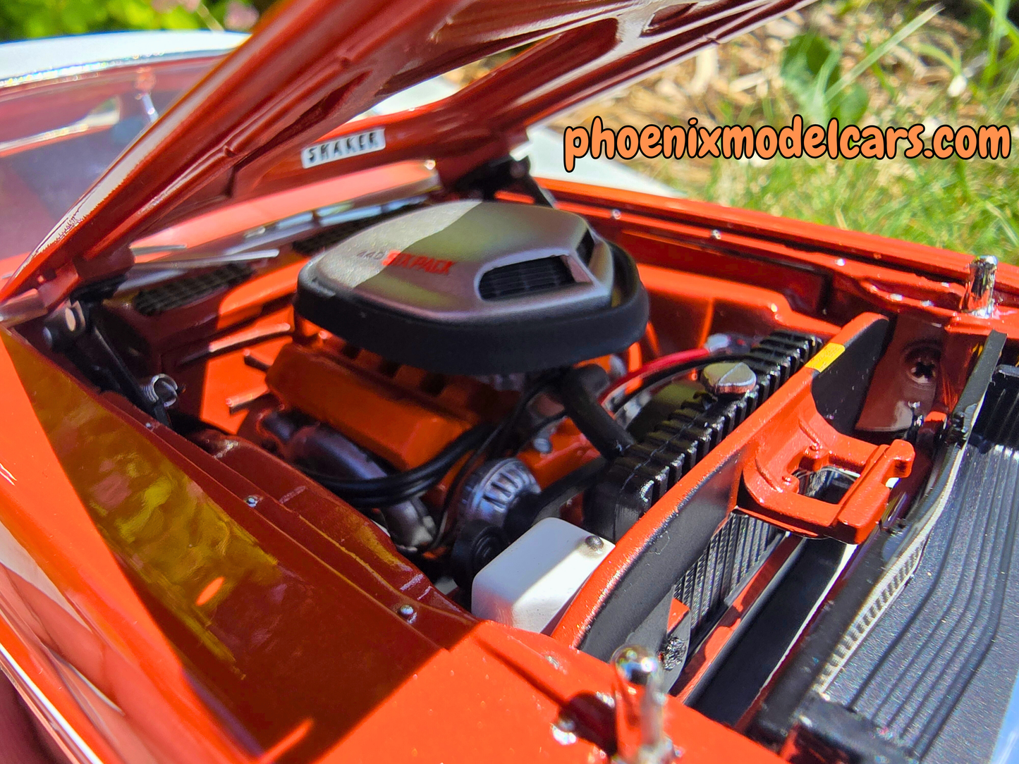 Phoenix Collectibles #2: 1970 Dodge Challenger FK5 Deep Burnt Orange w/ White Vinyl Top Coupe