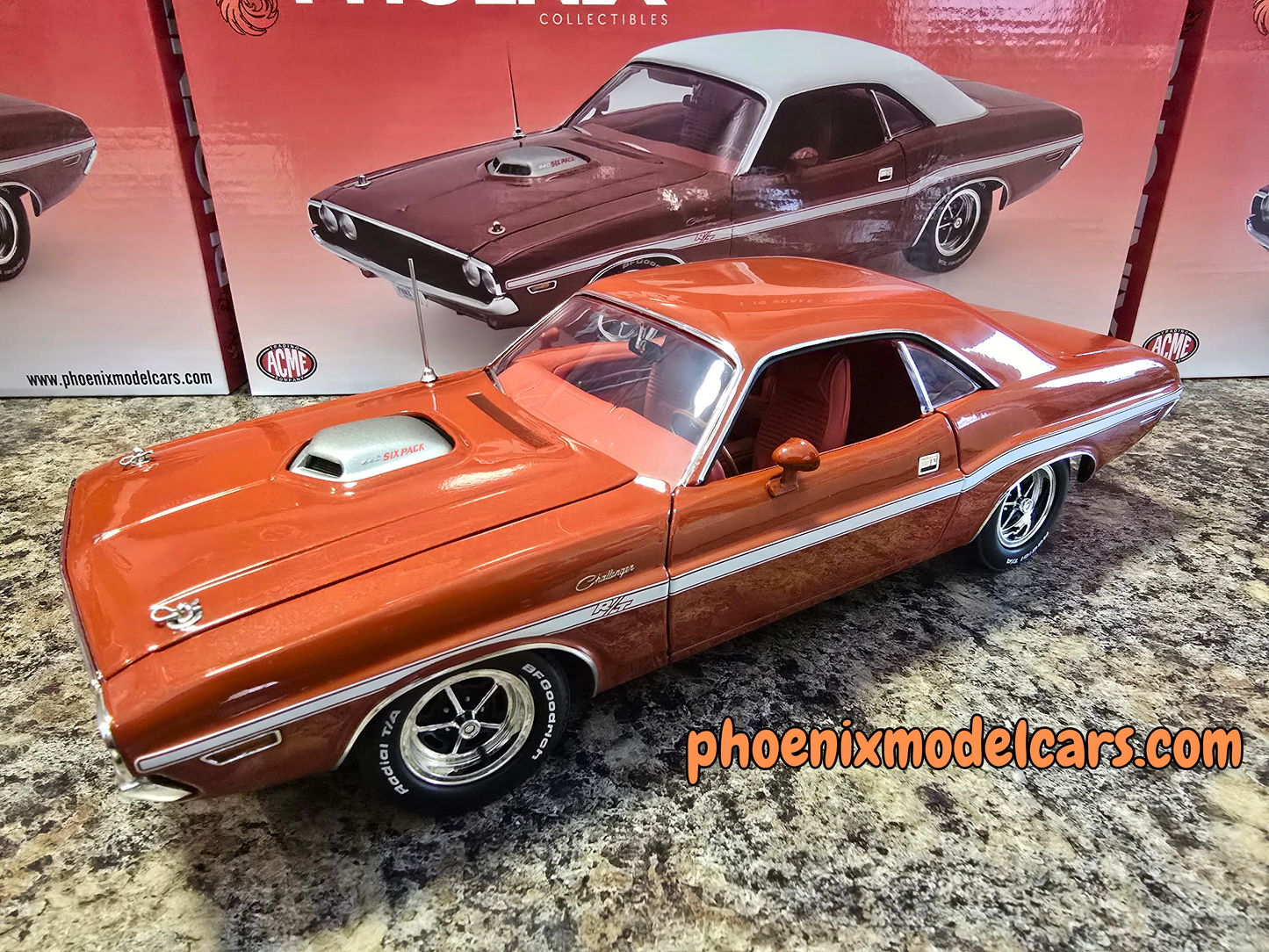 Phoenix Collectibles #2: 1970 Dodge Challenger FK5 Deep Burnt Orange Hardtop Coupe