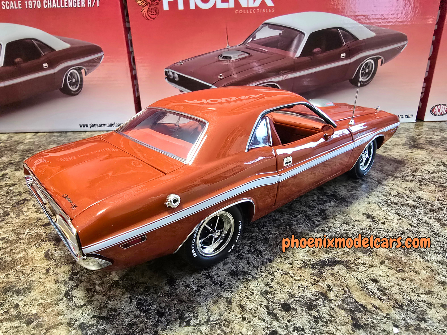 Phoenix Collectibles #2: 1970 Dodge Challenger FK5 Deep Burnt Orange Hardtop Coupe